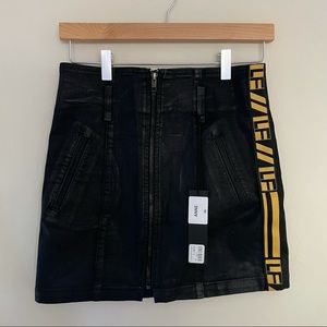 New LF the brand metallic motor skirt